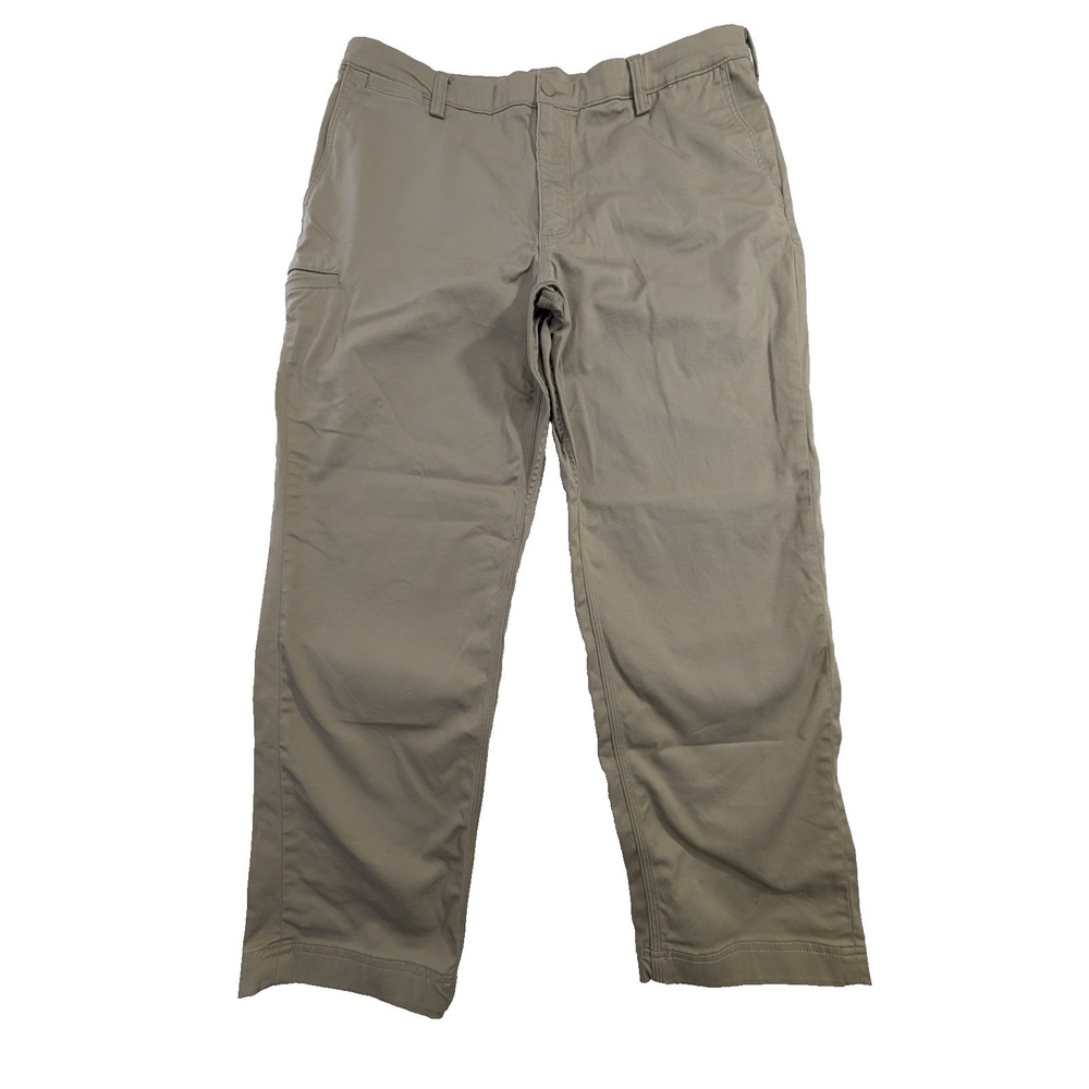 Duluth Duluthflex Ballroom Roomy Utility Fit Pants Mens 40x30 Khaki Work Casual